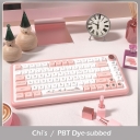 Chi's 104+36 XDA Profile Keycap Set PBT Dye-subbed for Mechanical Gaming Keyboard 